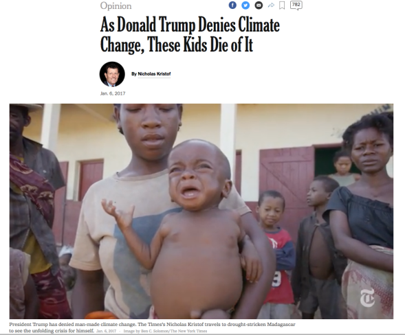 Opinion | As Donald Trump Denies Climate Change, These Kids Die of It - The New York Times