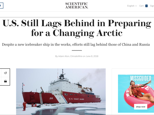 U.S. Still Lags Behind in Preparing for a Changing Arctic - Scientific American
