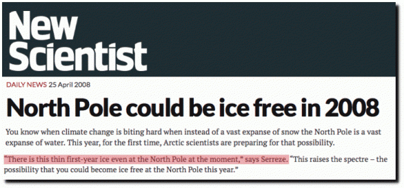 North Pole could be ice free in 2008 | New Scientist